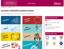 Tablet Screenshot of libguides.ozyegin.edu.tr