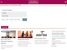 Tablet Screenshot of library.ozyegin.edu.tr